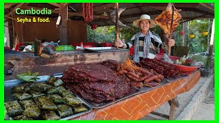 How to buy Lun¢hbox On Kulen Mountain! Beautiful places to visit on Mount Kulen by motorbike.