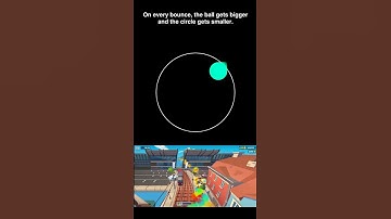 Ball bouncing simulation #adhd #music #code #space #python #physics #simulations #memes #science