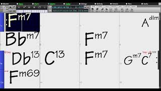 BACKING TRACK - FIVE SPOT AFTER DARK (Benny Golson) F minor 160 BPM SWING