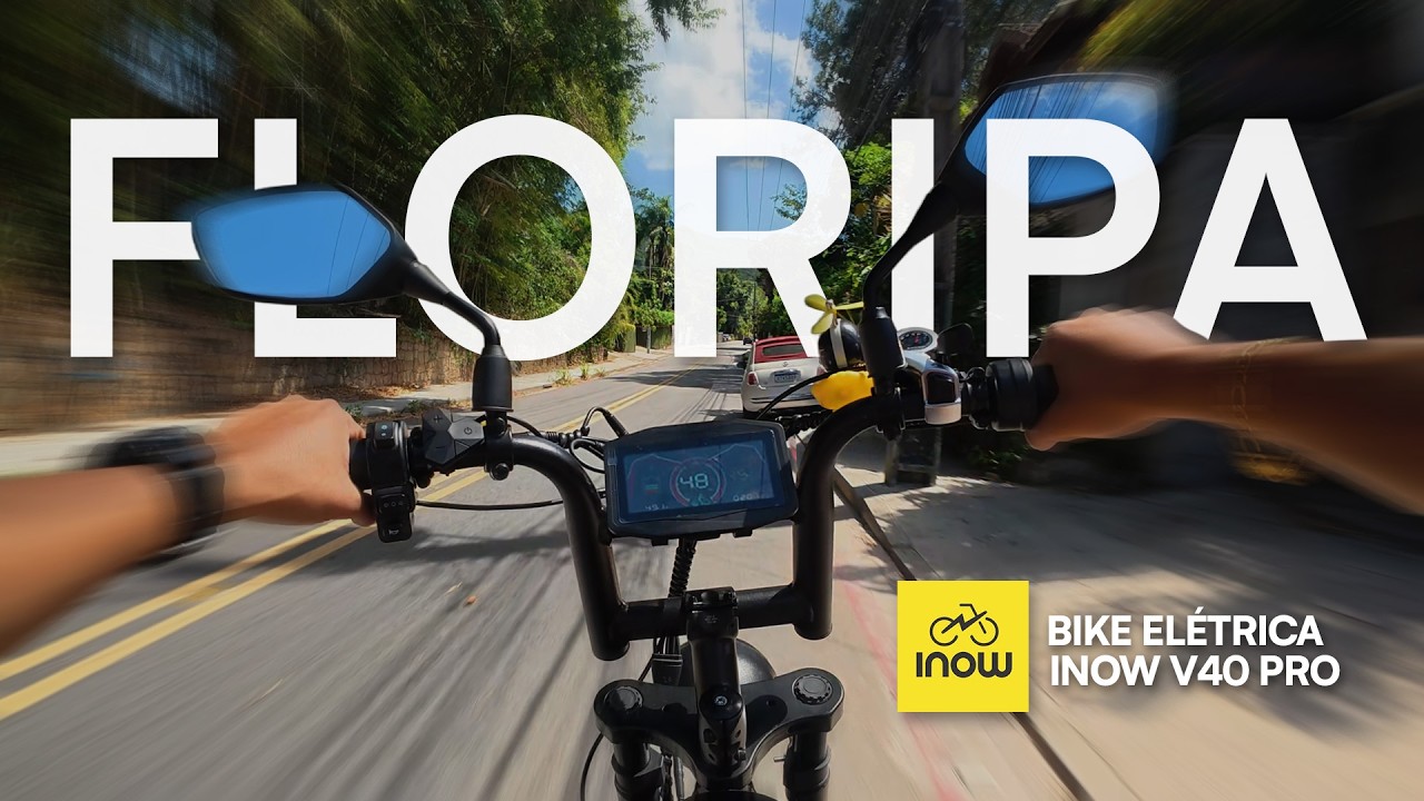 POV | Bike Elétrica em Florianópolis | 4K | Vale a pena?