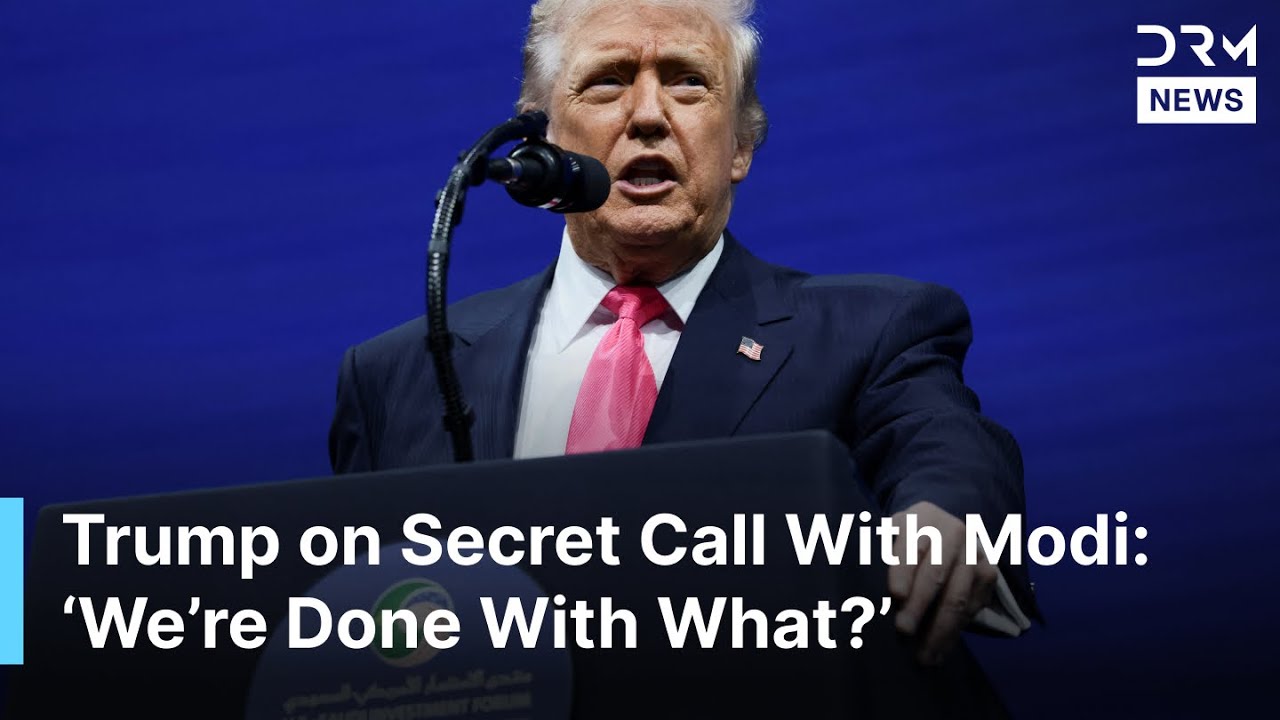 Modi Intense ‘We’re Done With What?’ Trump Recalls Intense Modi Call During India ...