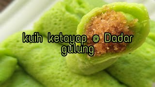 KUIH KETAYAP @ DADAR GULUNG INTI KELAPA SUPER DUPER SEDAP