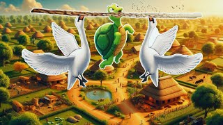 The talkative turtle | Panchatantra Story | English stories for kids | Bedtime Tales | moral story