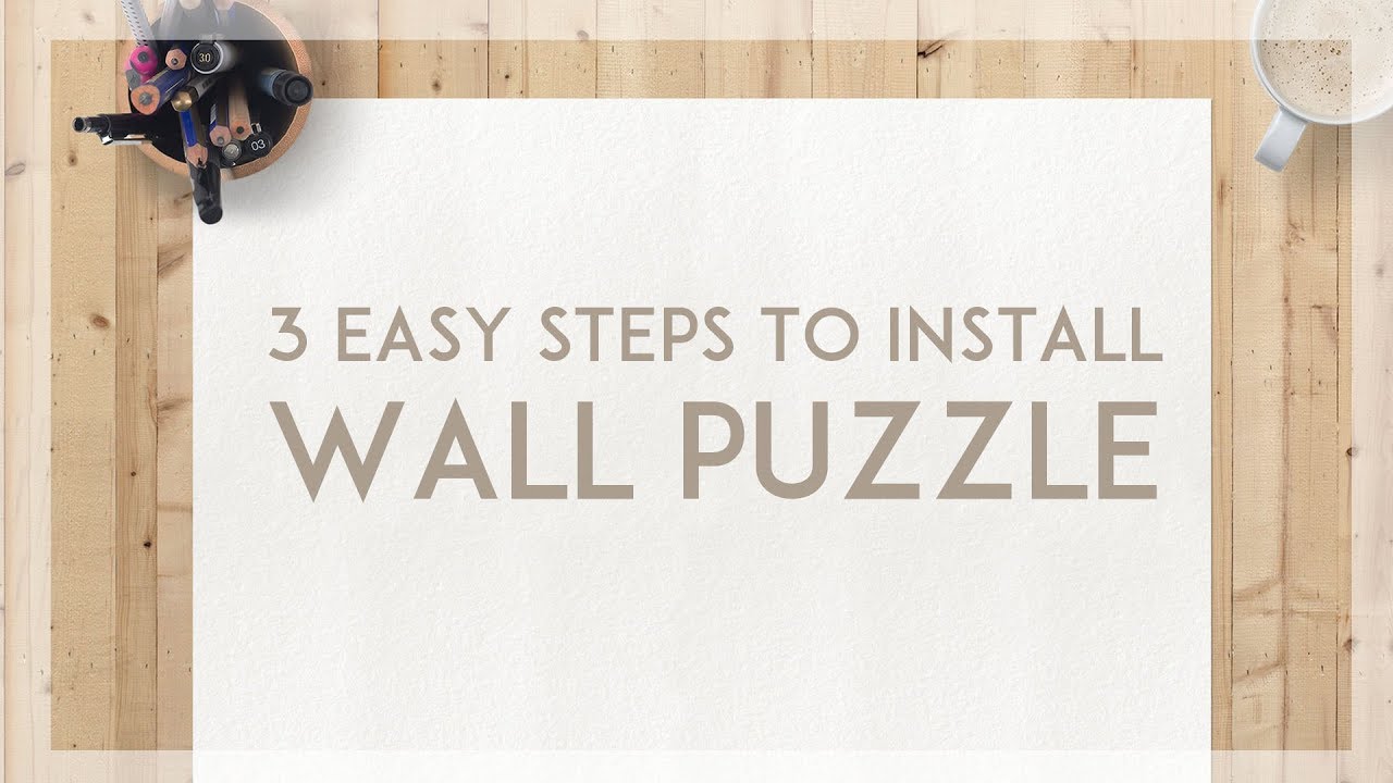 Wall Puzzle - 3D Decorative Panels with Double-Sided Tape