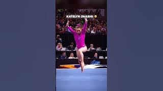 The only time these two EVER competed against each other🤯 #gymnastics #sports #simonebiles #floor