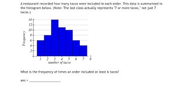 MyOpenMath - Probability - Frequency of At Least