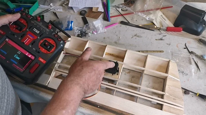 How to install aileron servos.