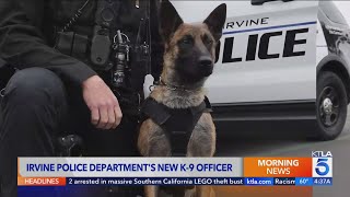 Irvine Police Department introduces new Patrol K-9