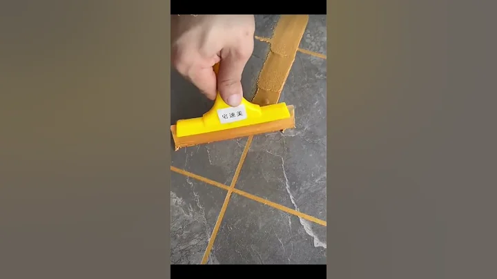 tile floor and wall grout technique