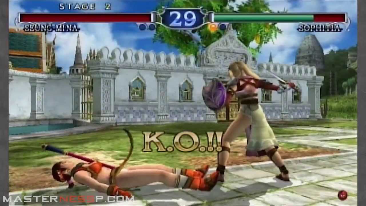 Soul Calibur II | HD Battle Theater 5 | Seung Mina Versus Sophitia ...