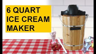 Dual Six-Quart Ice Cream Maker