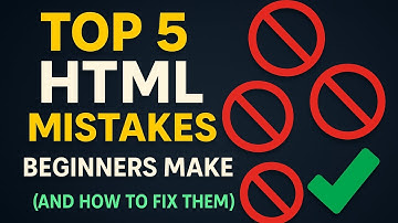 Top 5 HTML Mistakes Beginners Make (And How to Fix Them!) 🚫✅