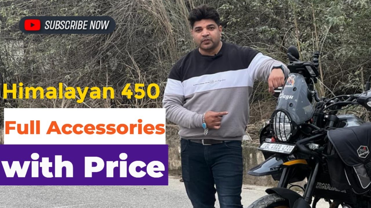 Himalayan 450 Full Accessories with Price ZANA Accessories YouTube