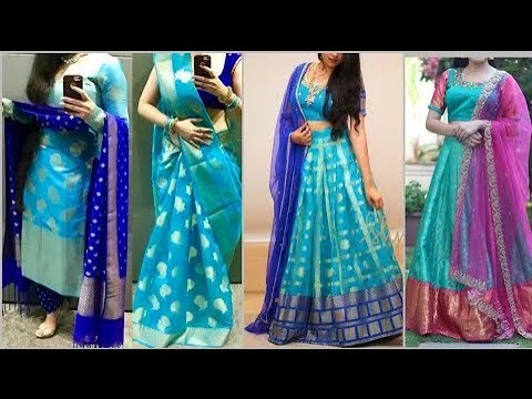 Convert Old Saree to Dress or Gowns - DIY Fashion