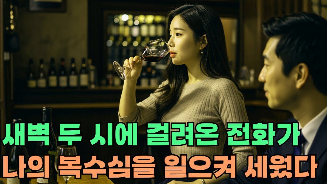 새벽 두 시, 아내에게 걸려온 의문의 전화… 모든 진실이 드러났습니다   불륜사연   사이다썰