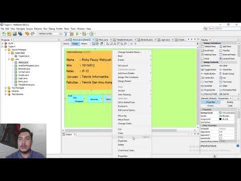 JAVA Latihan Membuat Tampilan GUI Dynamic Menu Panel 5#raramean #diajar ...