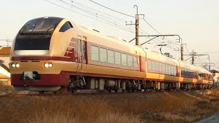 JR東日本　E653系 1000番台 国鉄特急色　成田線 安食駅～小林駅