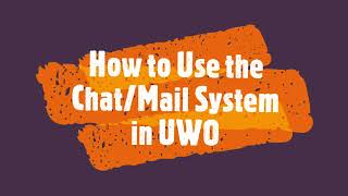 Uncharted Waters Online: How to Chat/Send Mail or PM
