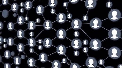 Social Network World Map Animation Stock Motion Graphics