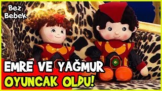 EMRE VE YAĞMUR OYUNCAK OLDU! - Bez Bebek 61.  Resimi