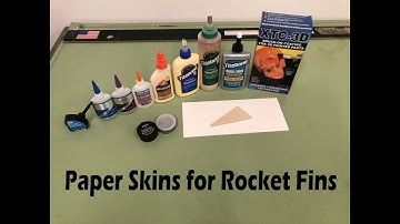 Paper Skins for Rocket Fins