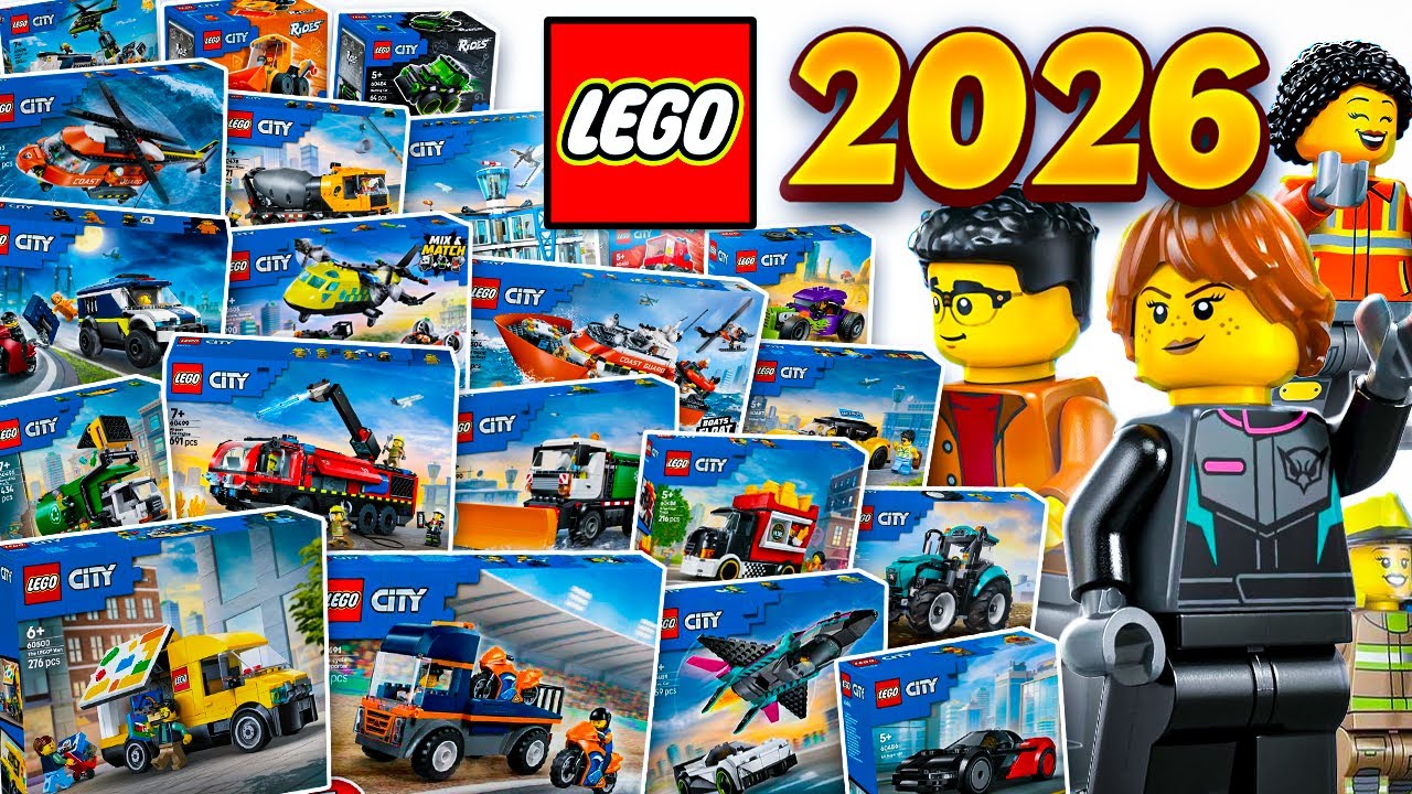 20 наборов! новые наборы Lego City 2026! Все новинки 2026 года!
