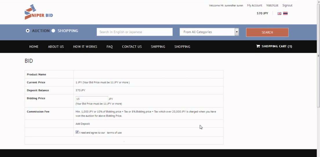 Yahoo Auction Bidding Script - Auto Bidding - YouTube