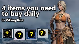 4 Items You Need to Buy in Viking Rise || Viking Rise Tips