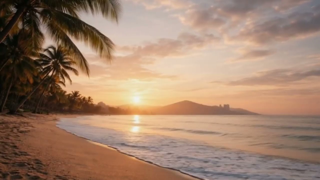 Ocean Waves & Smooth Twilight Jazz | 3 Hours Deep Focus Music