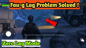 Faug game lag problem solved | how to solve lag problem in faug | zero lag mode with proof