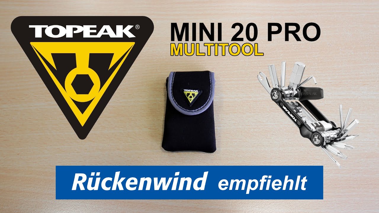 Rückenwind empfiehlt: Topeak Mini 20 Pro Multitool