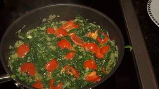 Wilted Spinach with Tomatoes Step By Step Chef