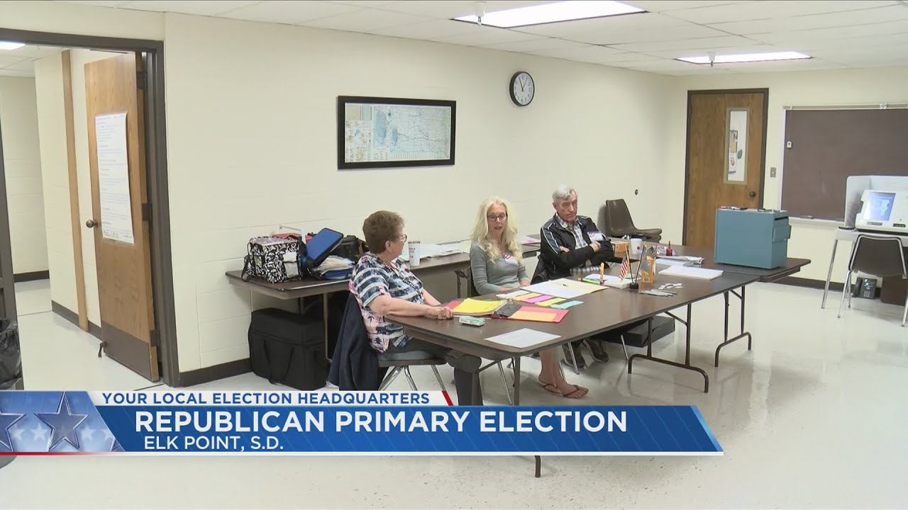 South Dakota Republican Primary Election Underway YouTube
