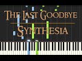 Billy Boyd - The Last Goodbye - Synthesia Piano Tutorial (The Hobbit: The Battle of the Five Armies)