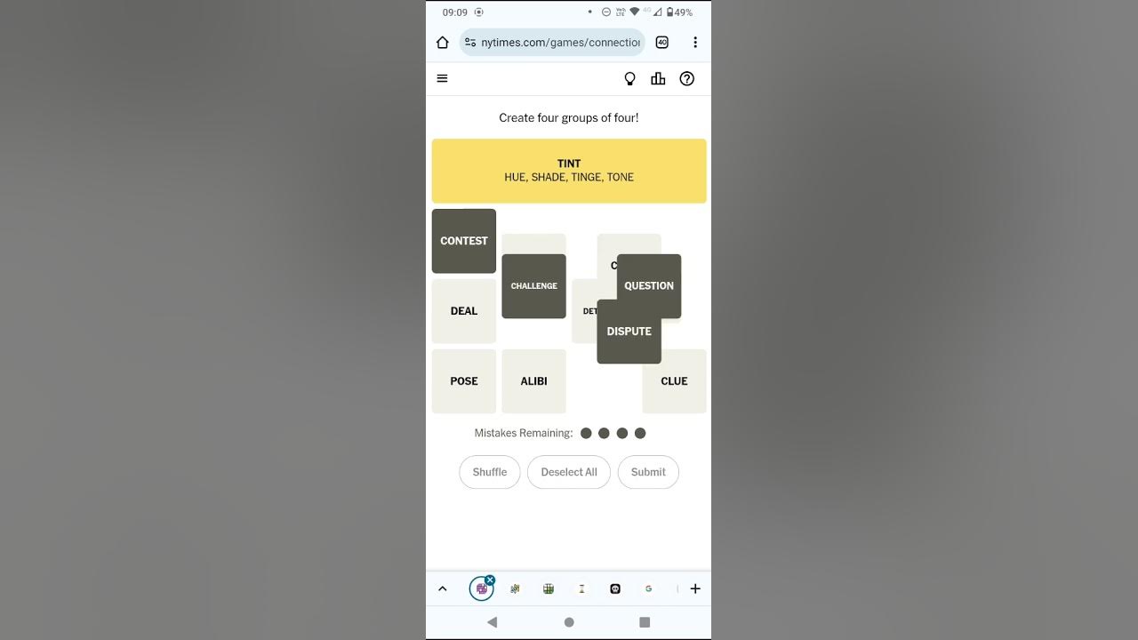 Connections! Find 4 groups of 4! (1 Feb 25) speedsolving puzzle YouTube