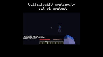 Collinlock16 continuity out of context #collinlock16 #minecraft #indiehorror