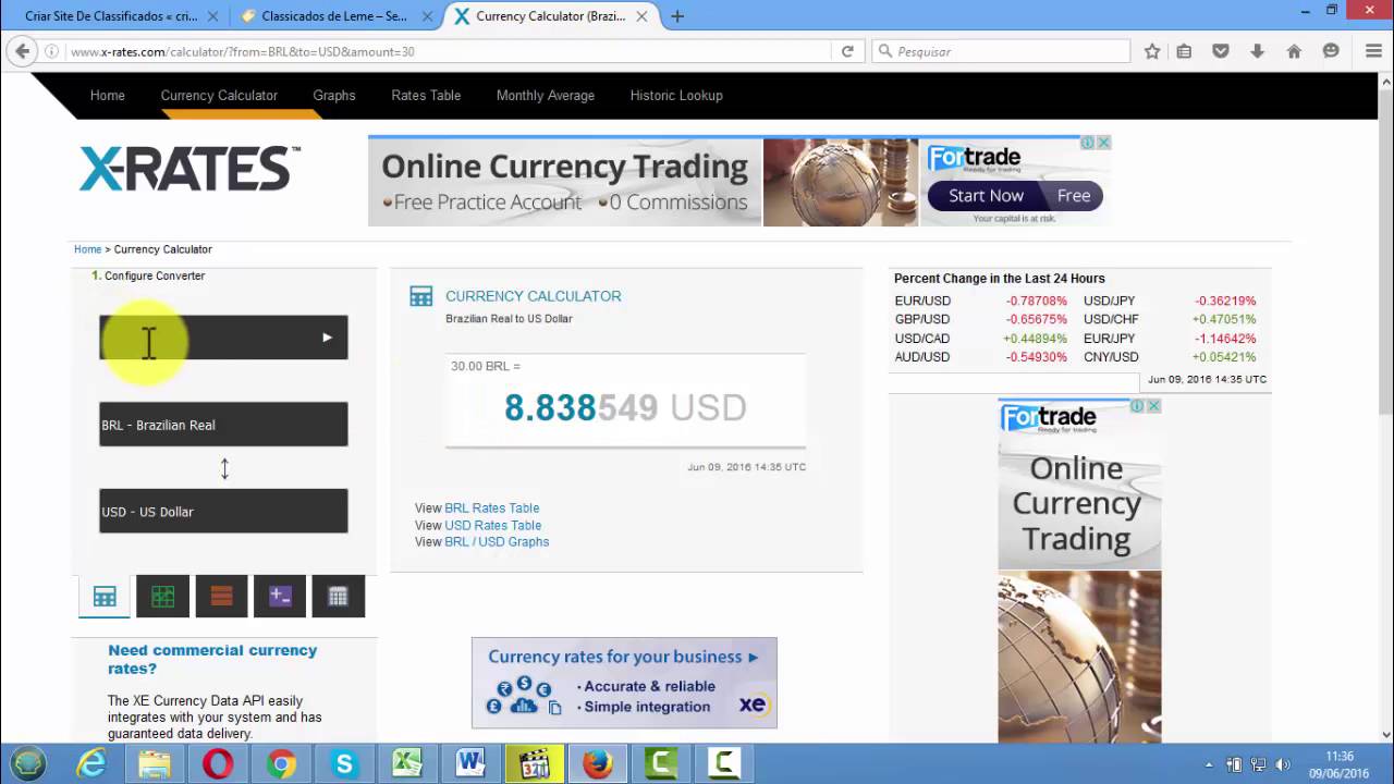 Cotação do Dolar Hoje - YouTube