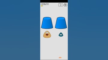 Pou Popper No more space! Find Pou Game Over Wrong cup!