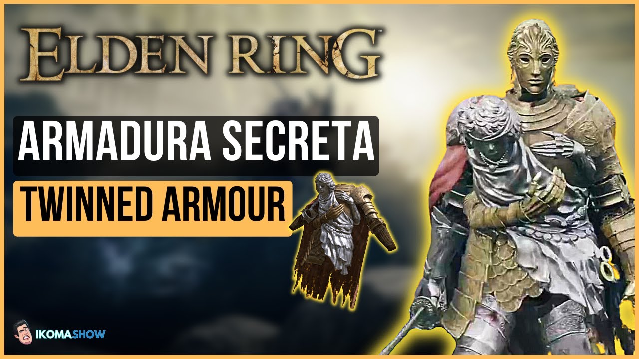 Elden Ring Armadura Secreta do D / Armadura Gêmea / Twinned Armour