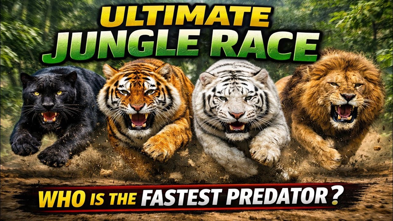 “Ultimate Jungle Race – Who Is the Fastest Predator?” 