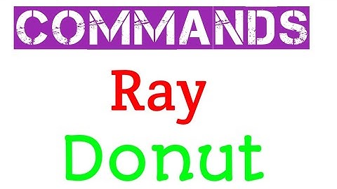 Autocad - Ray | Donut Commands | Reference | Tamil tutorials || TST