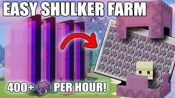 Minecraft: Easy Shulker Shell Farm |The Best Shulker Shell Farm | Tutorial 1.16 - 1.17 - 1.18 - 1.19