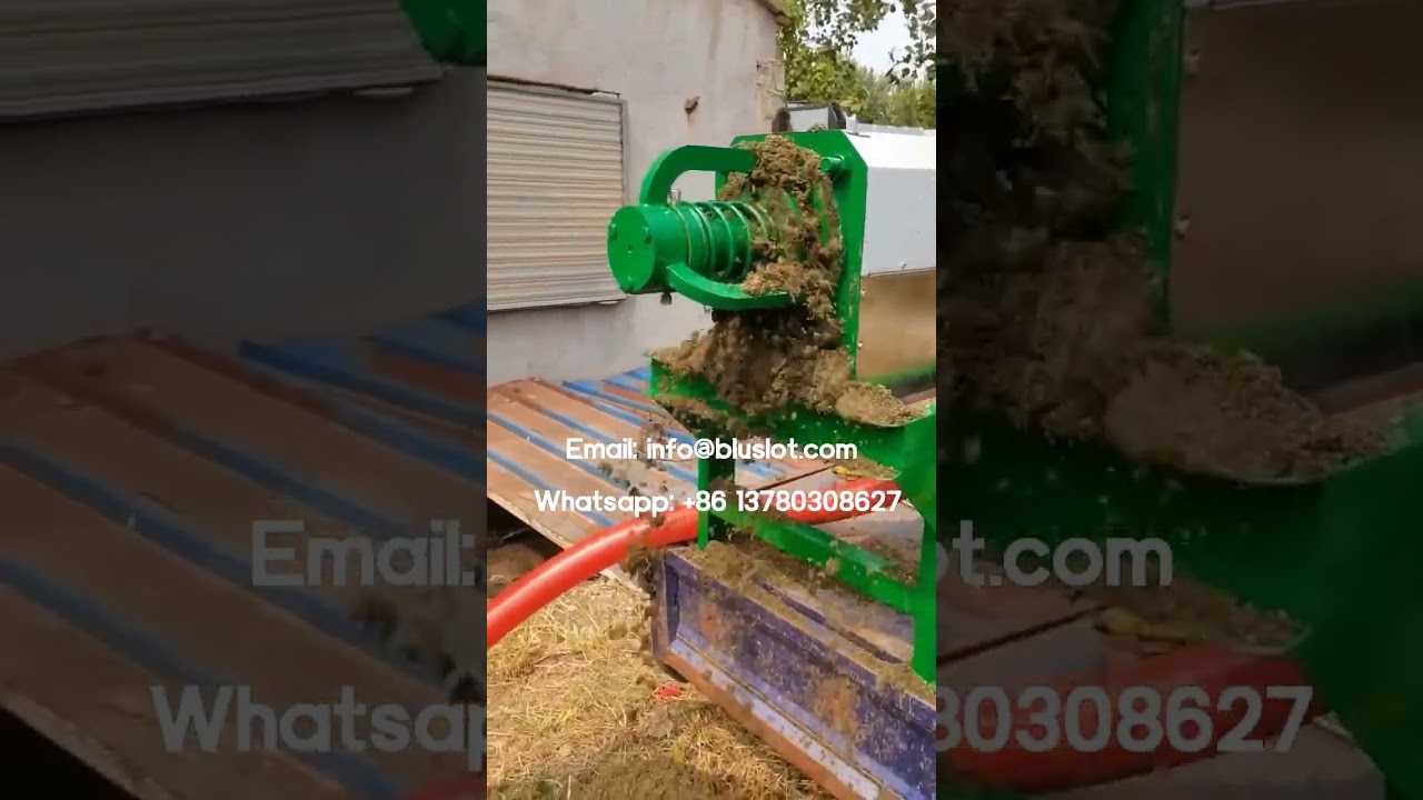 Manure Separator - Pig Manure Recycling - Profitable Farming with Solid-Liquid Separation