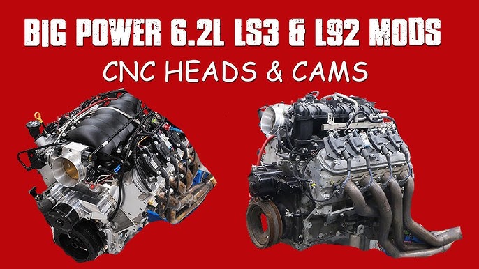 EQ 364X LS3 CNC Ported Cylinder Heads