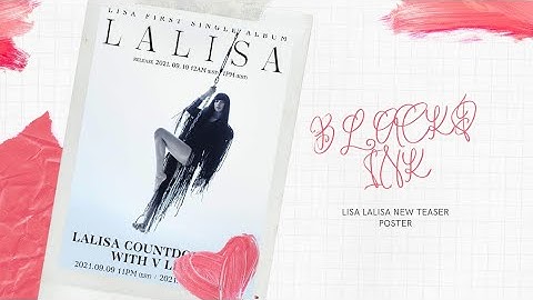 LISA - FIRST SINGLE ALBUM LALISA  TEASER #3