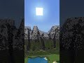 custom Mountain timelapse #minecraft #fantasybuild #gaming #axiom #minecraftbuilding #litematica
