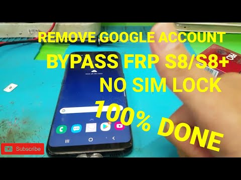 BYPASS FRP ATAU HAPUS GOOGLE AKUN SAMSUNG S8/S8+ 2020 NO SIM LOCK