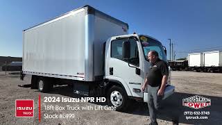 2024 Isuzu NPR HD (18ft Box w/ Anthony Lift Gate) Delivery Box