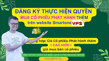 Hướng dẫn cách Đăng ký Thực hiện Quyền mua Cổ phiếu trên Website VPS SmartOne