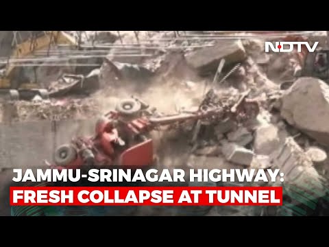 On Camera, Mountain Caves In Day After Jammu And Kashmir Tunnel Collapse